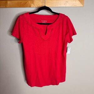 NWT Talbots Red Women's Top